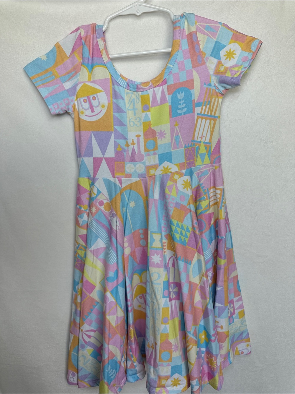 Wild Rich Kids Pastel “It’s A Small World” design - Pink, Blue & Yellow